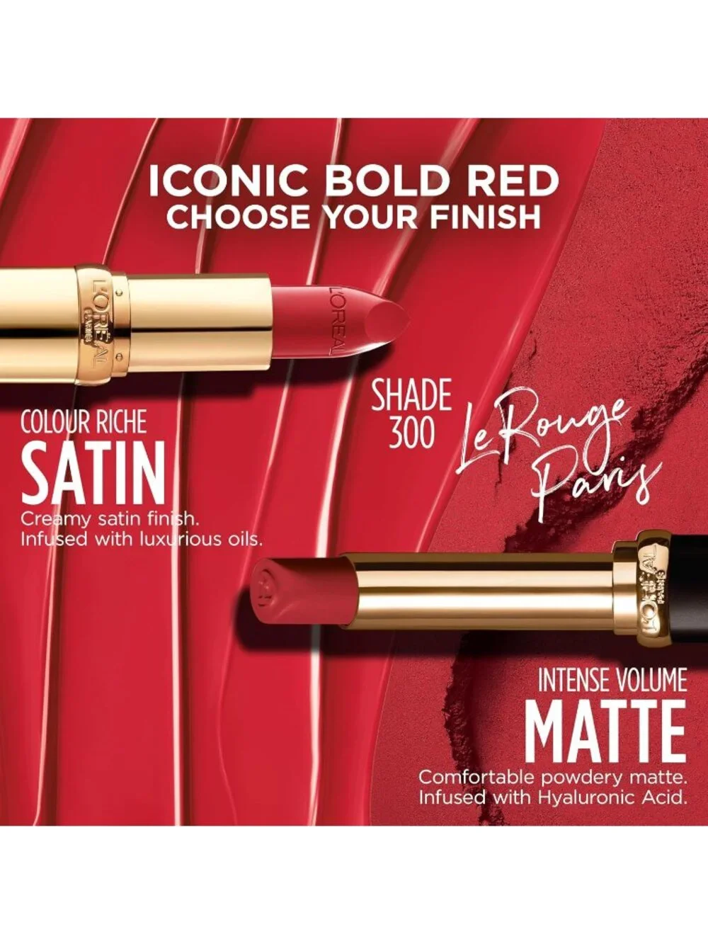 L'Oréal Paris Le Rouge Paris Riche Intense Volume Matte Longwear Lipstick